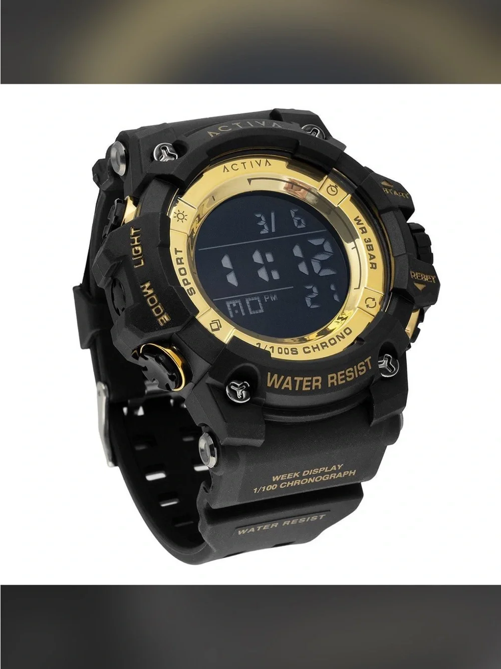 ACW8046-003 - Activa Sync X Invicta Men's Digital Watch - 50mm. Black